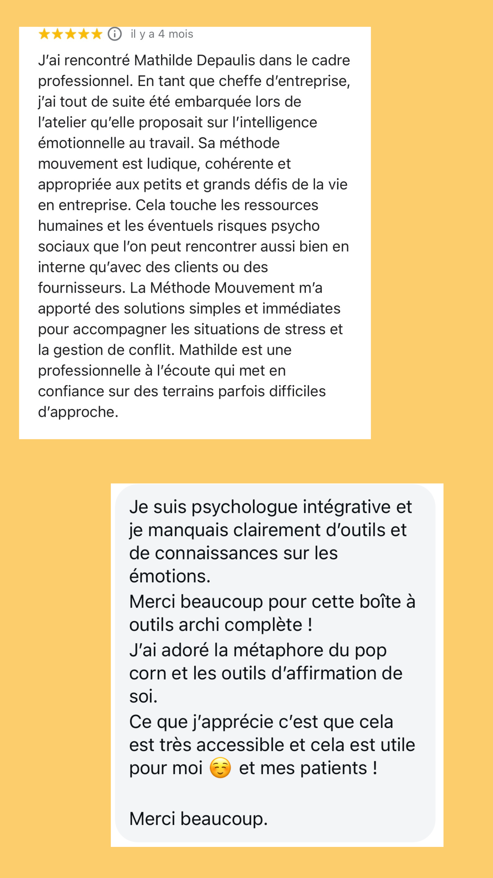 temoignages programmes emotion psychologue