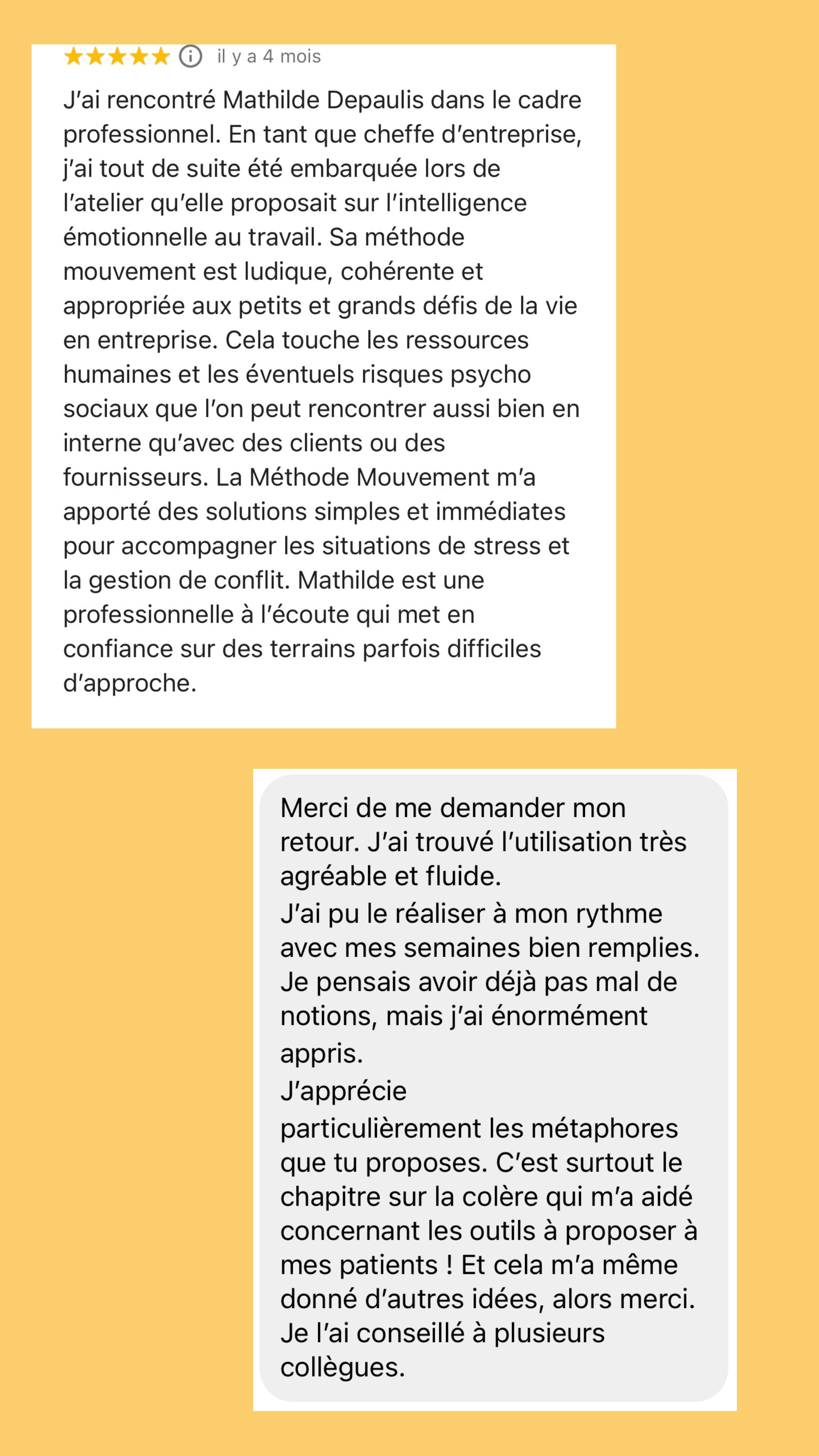 avis temoignages programmes emotions<br />
